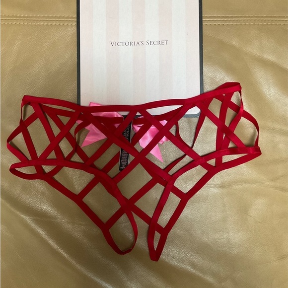 (M)Victoria's Secret VERY SEXY Caged Ouvert Cheeky Panty - Picture 5 of 6